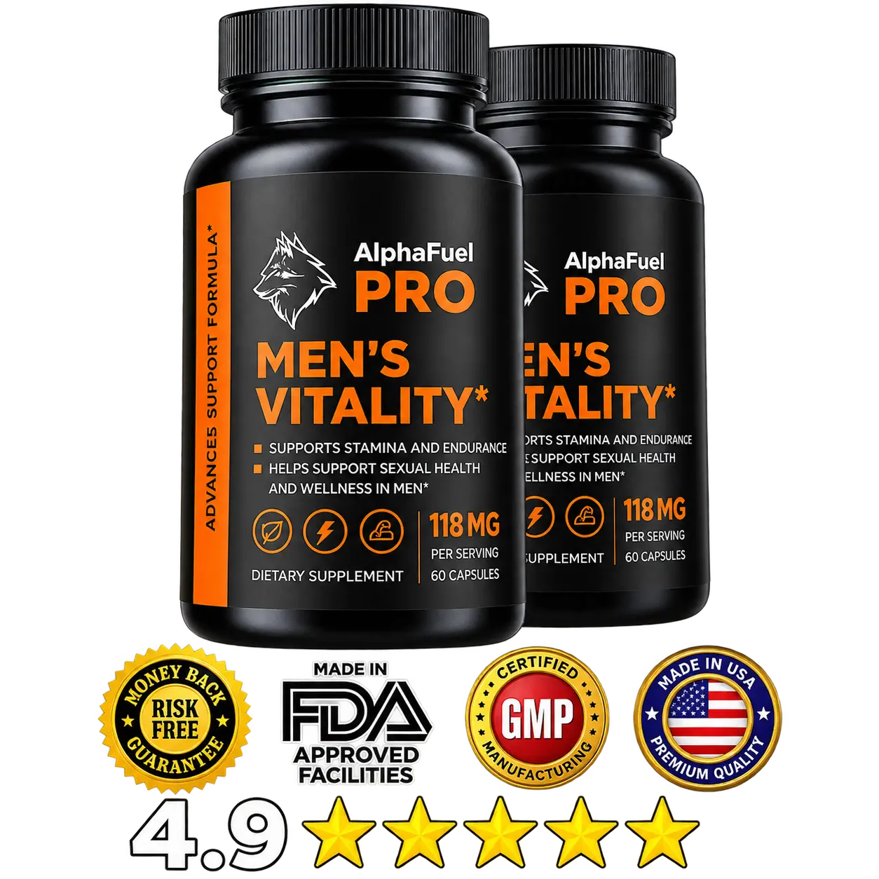 AlphaFuel Pro Male Vitality Supplement